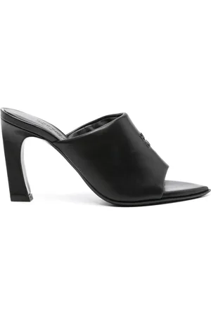 HUGO BOSS Mules capitonados con tacón de 90mm
