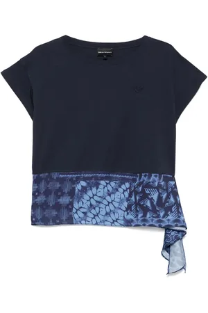 Emporio Armani Playera con detalle drapeado
