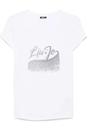 Liu Jo Playera con detalles de strass