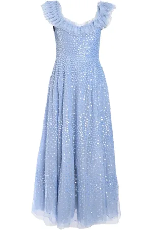 Needle & Thread Vestido midi Scatter Dot