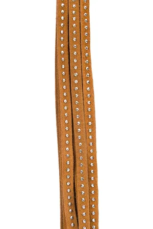 AMIRI Studded leather keyring