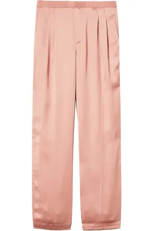 Twin-Set Pantalones de satén con pinzas