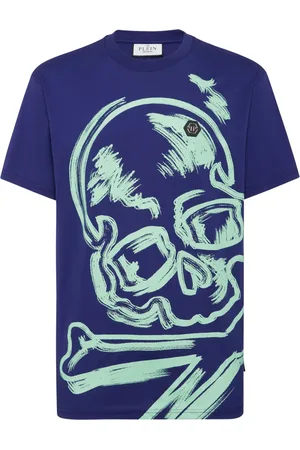 Philipp Plein Playera con motivo Skull