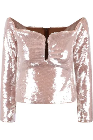 Self-Portrait Blusa con lentejuelas