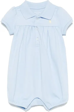 Ralph Lauren Romper con Polo Pony bordado
