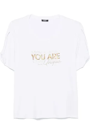 Liu Jo Rhinestone-embellished printed T-shirt