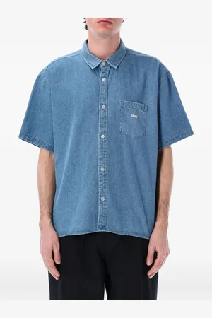 Obey Camisa de mezclilla manga corta