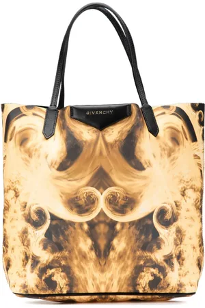 Givenchy 2010-2024 Coated Canvas Flame Print Antigona tote bag