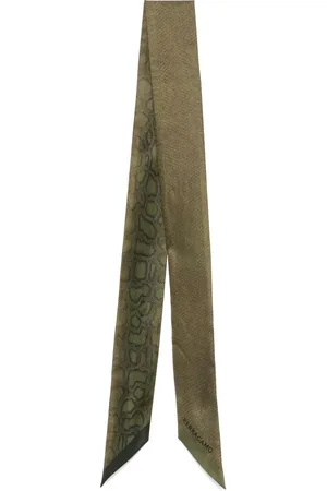 Salvatore Ferragamo Pañuelo con estampado de serpiente