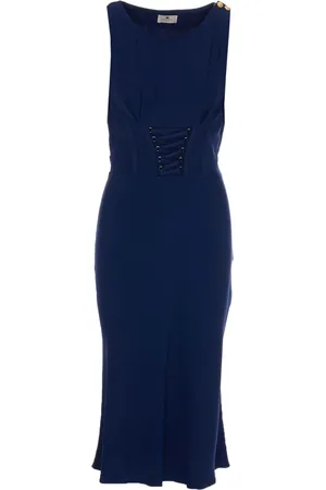 Elisabetta Franchi Vestido midi de tejido jersey