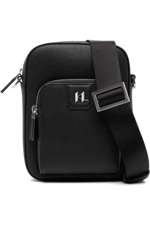 Karl Lagerfeld Mochila tipo mensajero con monograma