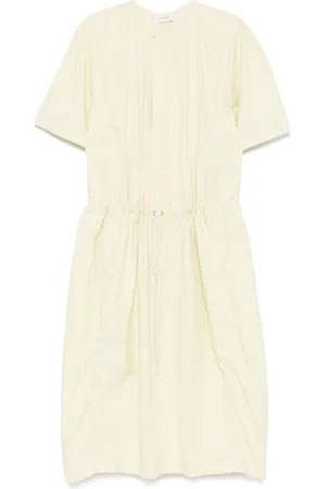 LEMAIRE Vestido midi de popelina