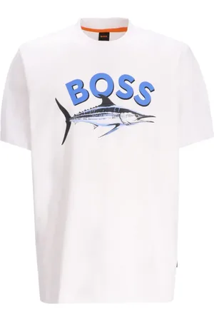 HUGO BOSS Playera con estampado gráfico