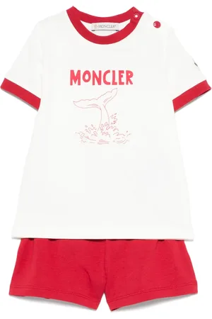 Moncler Set de shorts con logo estampado