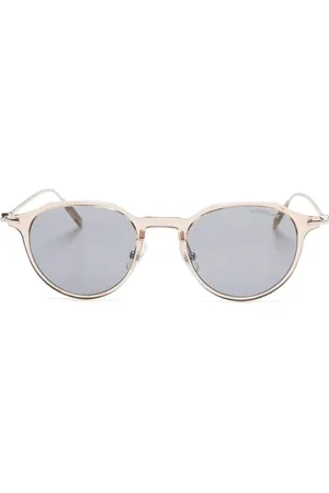 Montblanc Lentes de sol con armazón redonda
