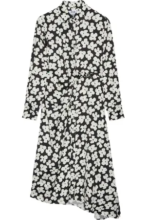 Msgm Vestido midi con estampado floral