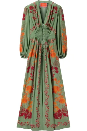 La DoubleJ Vestido midi de seda