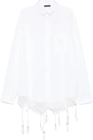 Balenciaga Camisa con ribete de encaje