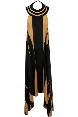 VOLANTIS Vestido midi de seda