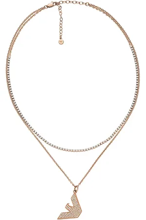 Emporio Armani Collar con dije del logo