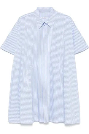 Manuel Ritz Vestido camisero con rayas estampadas