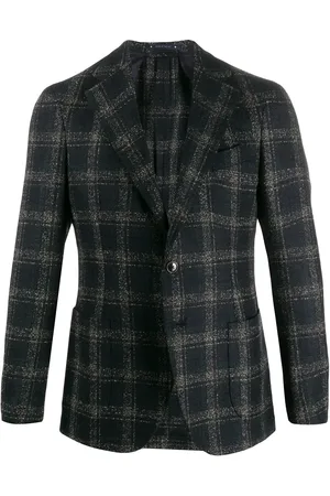 AL DUCA D’AOSTA 1902 Blazer con estampado de cuadros