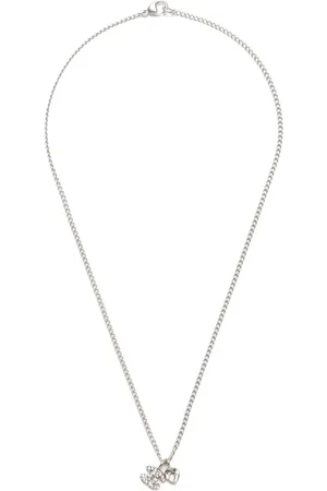 CHANEL Collar con logo CC y apliques de strass 2005