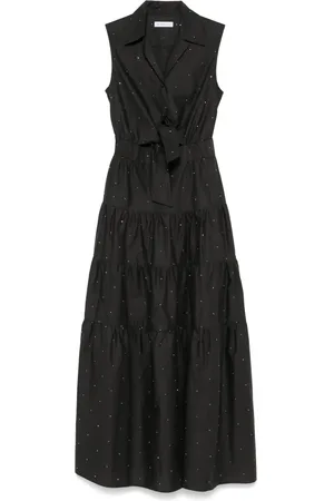 Manuel Ritz Vestido largo con detalles de strass