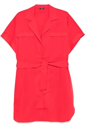 Liu Jo Vestido corto estilo camisa