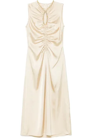 Sandro Vestido midi con detalles de strass