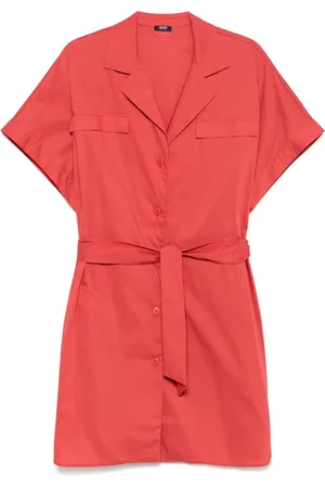 Liu Jo Vestido corto estilo camisa