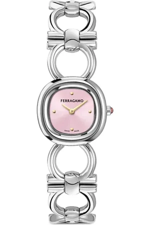 Salvatore Ferragamo Reloj Double Gancini de 25mm