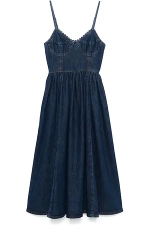 Sandro Vestido midi de mezclilla