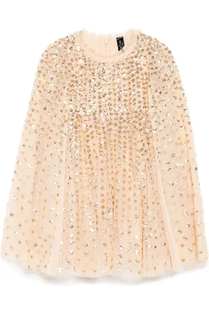 Needle & Thread Vestido con capa estilo gota