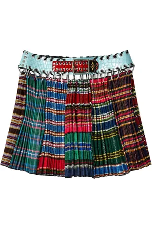 Chopova Lowena Falda corta con diseño patchwork