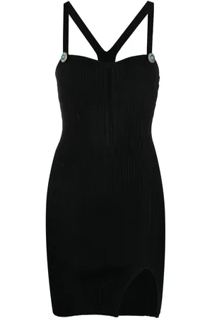 Roberto Cavalli Vestido corto con detalle de botones