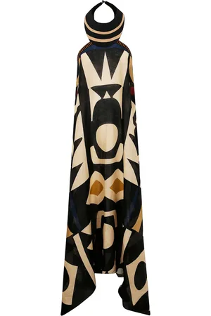 VOLANTIS Vestido midi de seda
