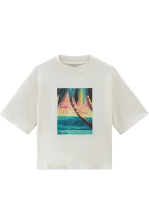 Woolrich Playera con estampado gráfico