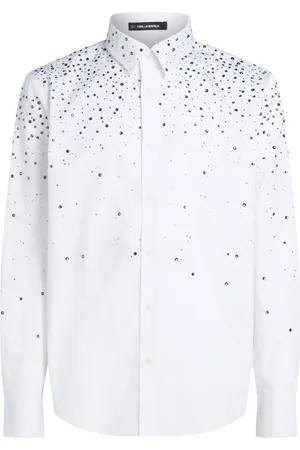 Karl Lagerfeld Camisa con detalles de strass