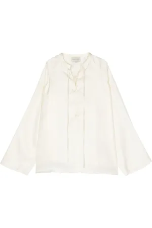 Loulou de Saison Blusa de seda Zamia