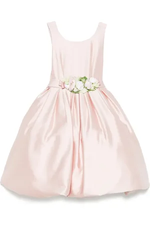 COLORICHIARI Vestido con aplique floral