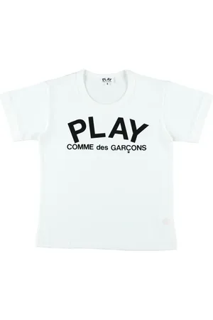 Comme des Garçons Playera con logo estampado