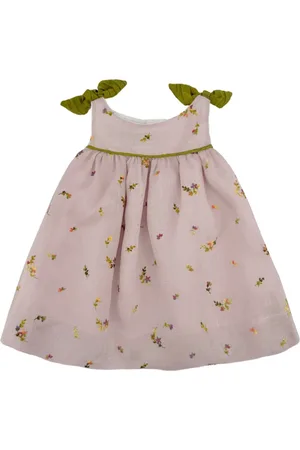 LA STUPENDERIA Vestido con bordado floral