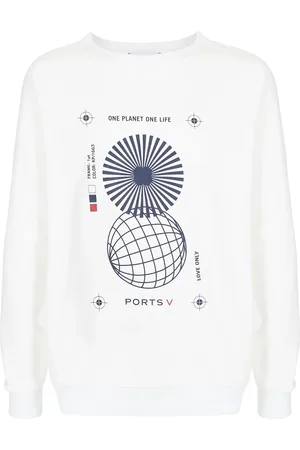 Ports V Sudadera con eslogan ONE PLANET ONE LIFE