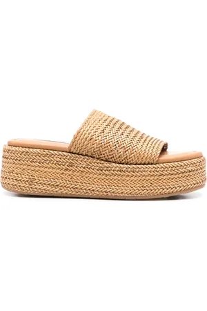 Casadei Sandalias con diseño entretejido y tacón de 65 mm