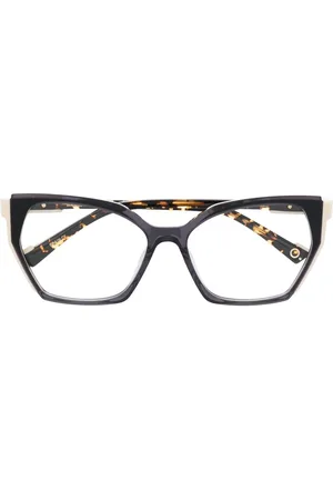 Etnia Barcelona Lentes con armazón geométrica estilo carey