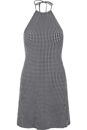 Hunza G Vestido corto con cuello halter