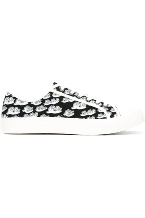 JULIEN DAVID Tenis estampados con agujetas