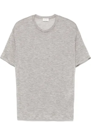 Saint Laurent Playera de tejido fino
