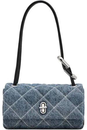 Marc Jacobs Bolsa de hombro The Quilted Denim Mini Dual